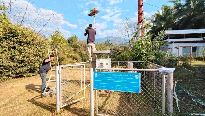 สทน.9 ลงพื้นที่โยกย้ายสถานีเตือนภัย และตรวจสอบ ซ่อมแซม บำรุงรักษาระบบเตือนภัยน้ำท่วม – ดินถล่ม (Early Warning) ในเขตพื้นที่จังหวัดอุตรดิตถ์ และจังหวัดสุโขทัย