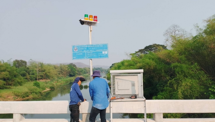 สทน.9 ลงพื้นที่โยกย้ายสถานีเตือนภัย และตรวจสอบ ซ่อมแซม บำรุงรักษาระบบเตือนภัยน้ำท่วม – ดินถล่ม (Early Warning) ในเขตพื้นที่จังหวัดสุโขทัย
